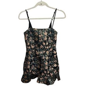 NWT Superdown Womens Macey Mini Dress Size XS‎ Floral Ruffle Sleeveless Feminine